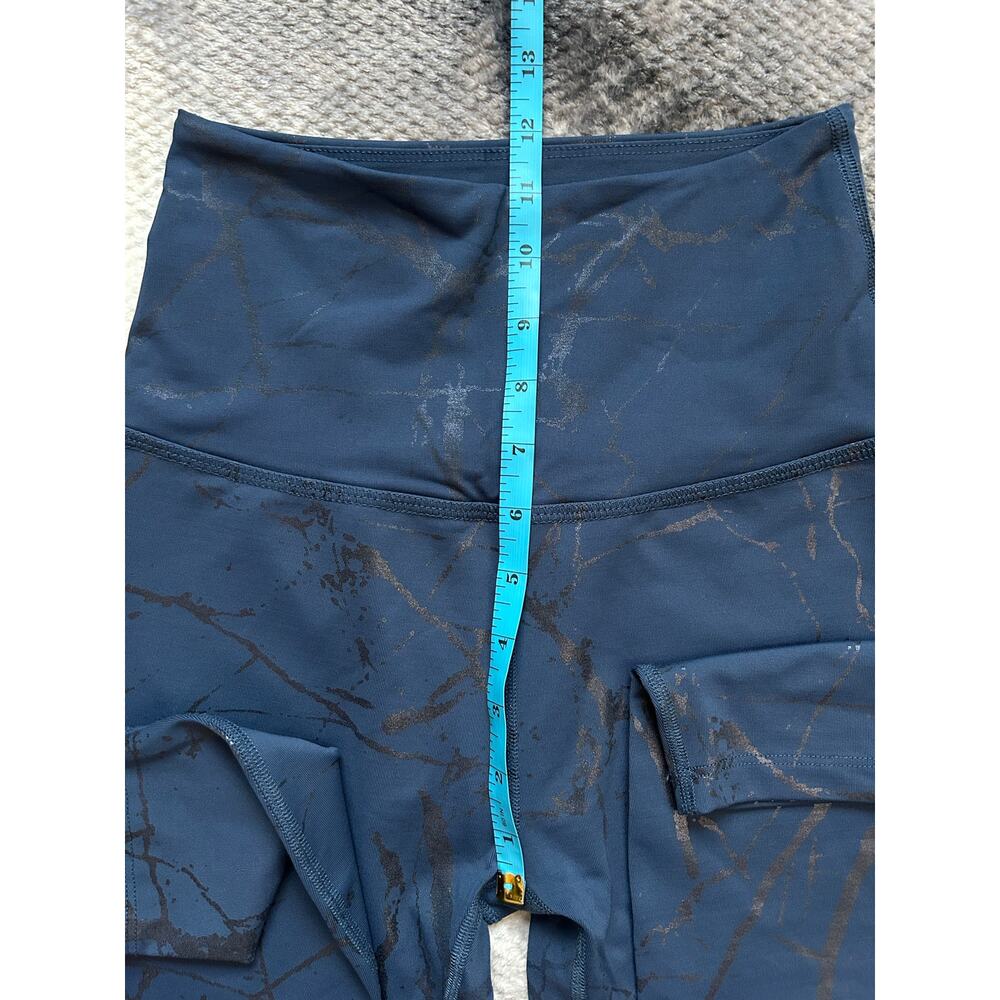 Beyond Yoga Lost Your Marbles High Waisted 7/8 Length Blue Leggings Size Small - Picture 11 of 13